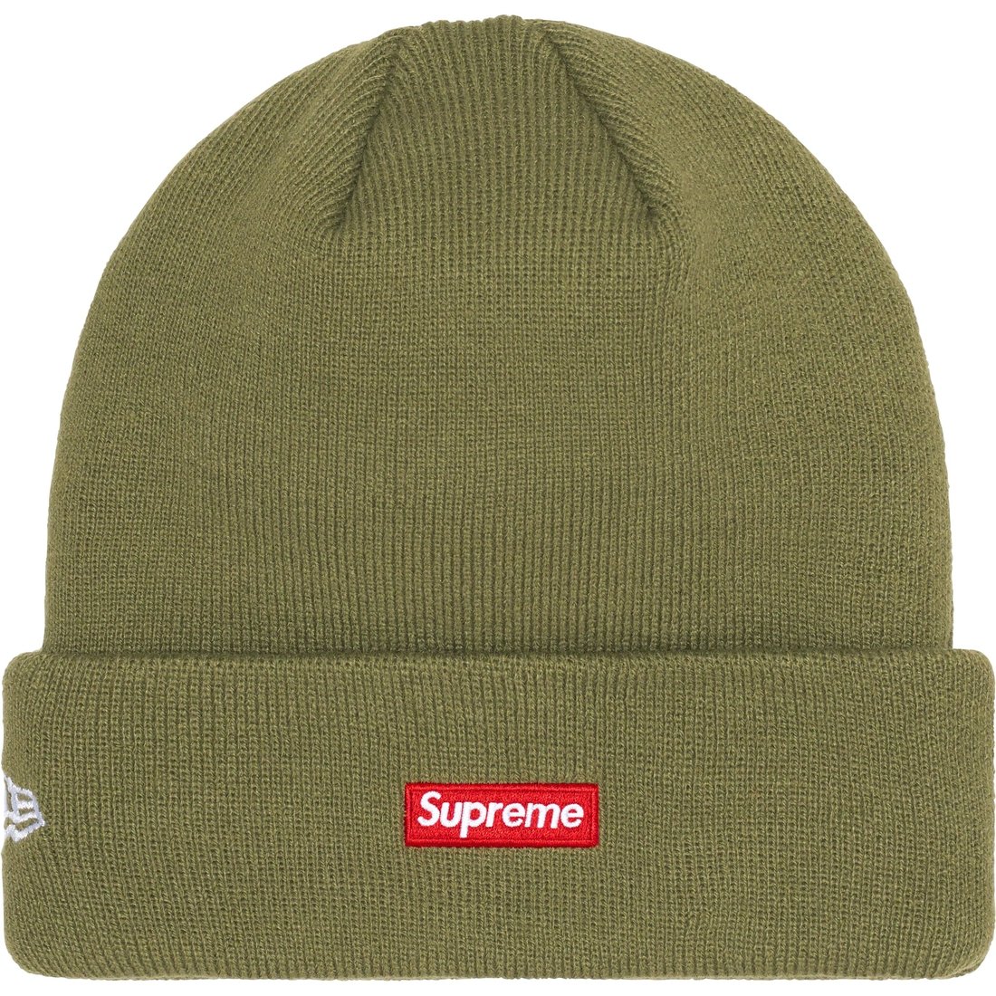 Details on New Era Varsity Beanie Olive from fall winter
                                                    2023 (Price is $40)