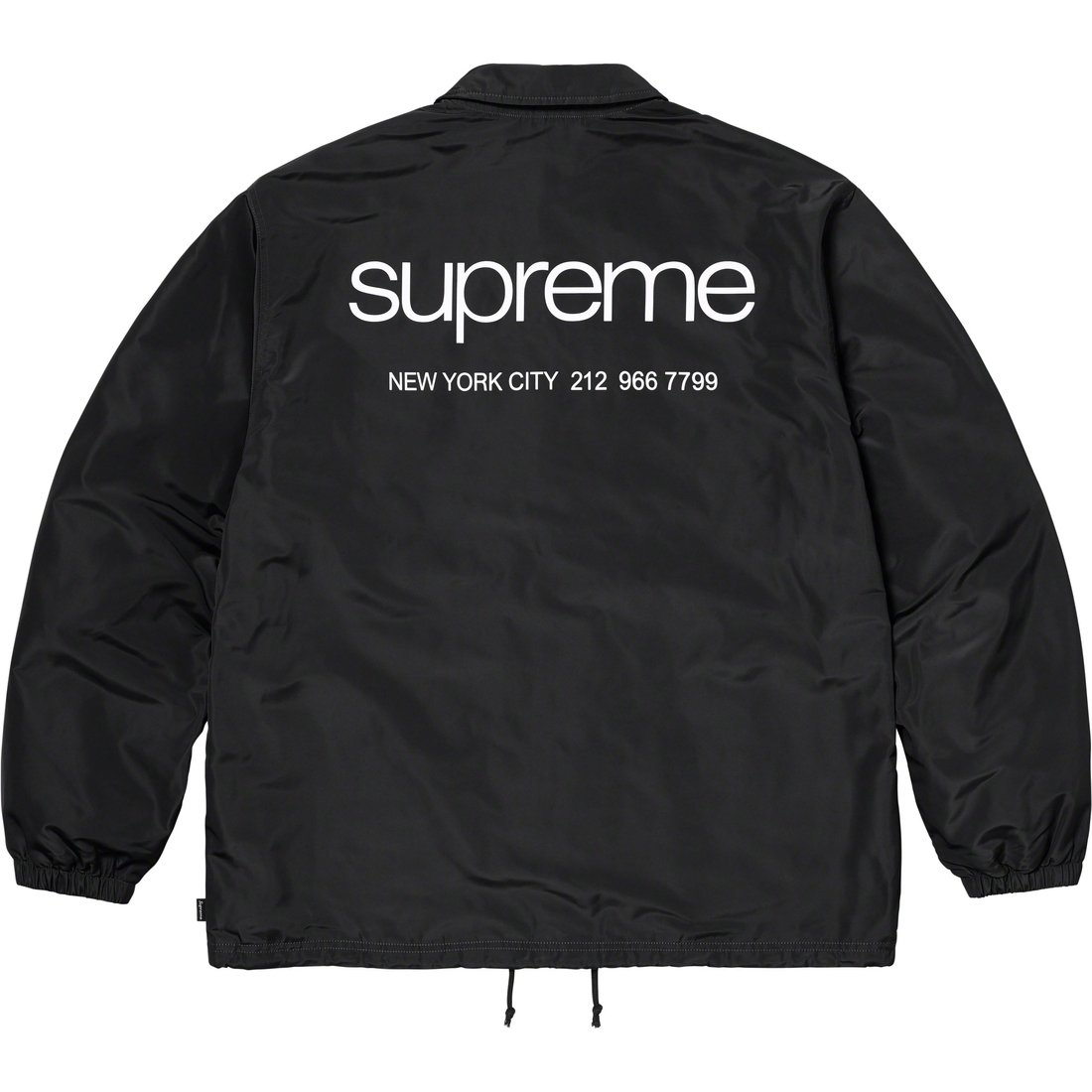 Details on NYC Coaches Jacket Black from fall winter
                                                    2023 (Price is $148)