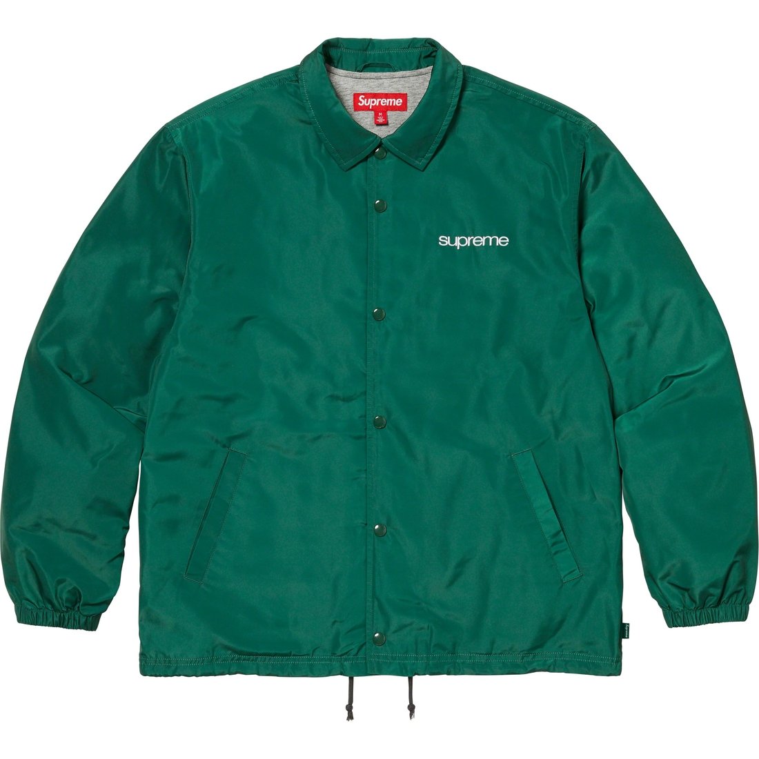 Details on NYC Coaches Jacket Green from fall winter
                                                    2023 (Price is $148)