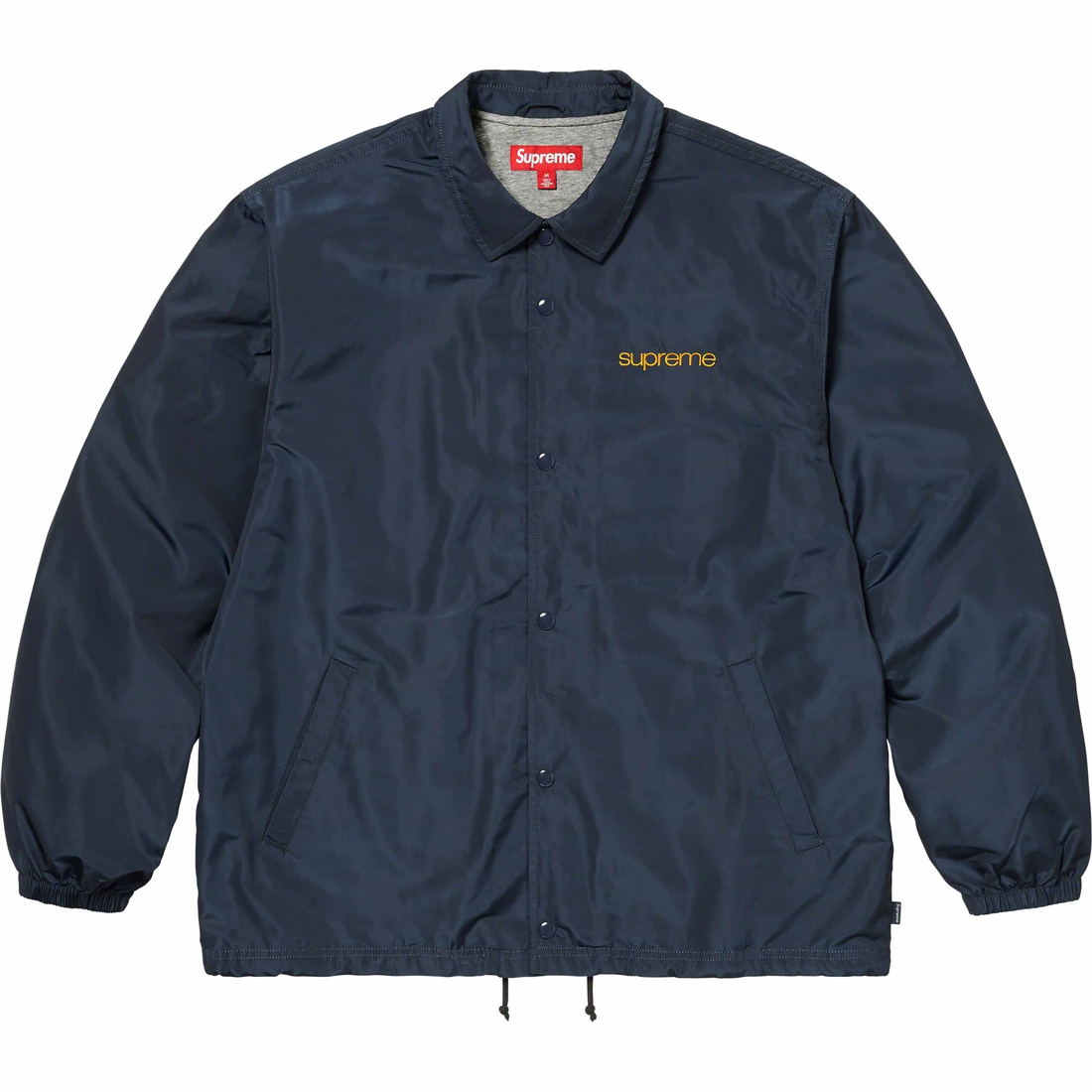 Details on NYC Coaches Jacket Navy from fall winter
                                                    2023 (Price is $148)