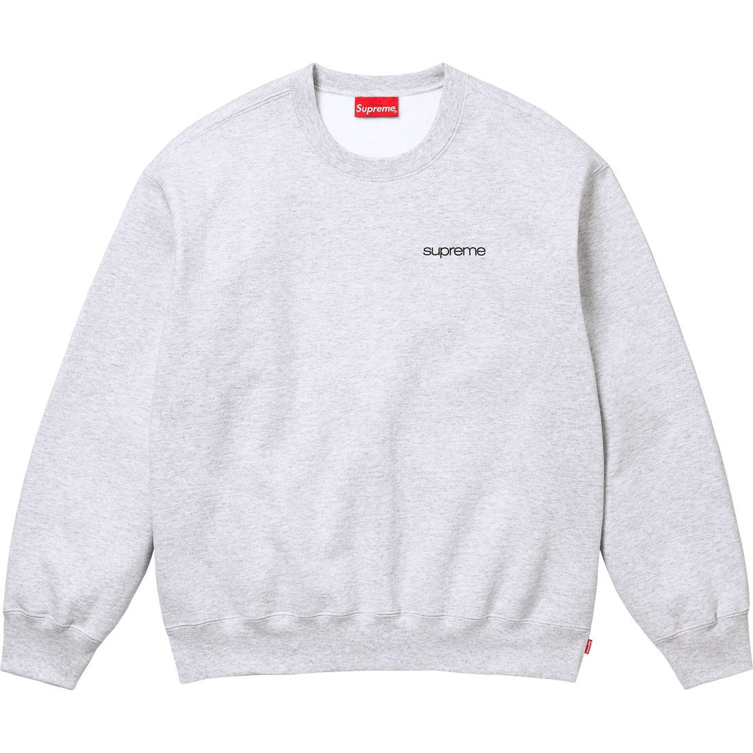 Details on NYC Crewneck Ash Grey from fall winter
                                                    2023 (Price is $148)