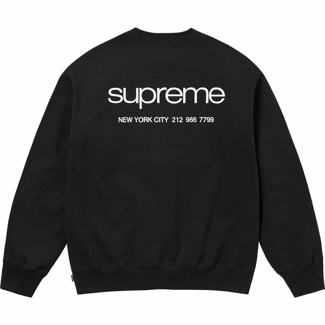 Details on NYC Crewneck Black from fall winter
                                                    2023 (Price is $148)