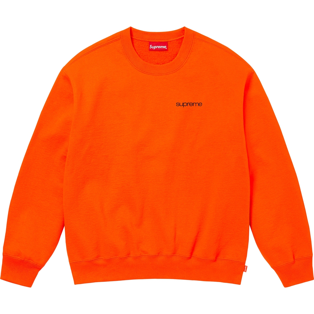 Details on NYC Crewneck Dark Orange from fall winter
                                                    2023 (Price is $148)