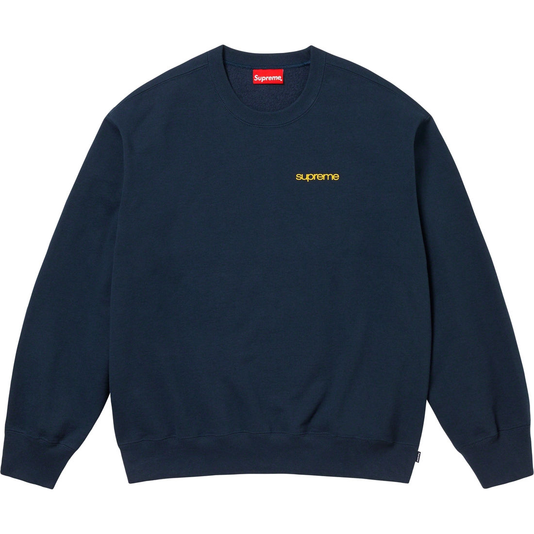 Details on NYC Crewneck Navy from fall winter
                                                    2023 (Price is $148)