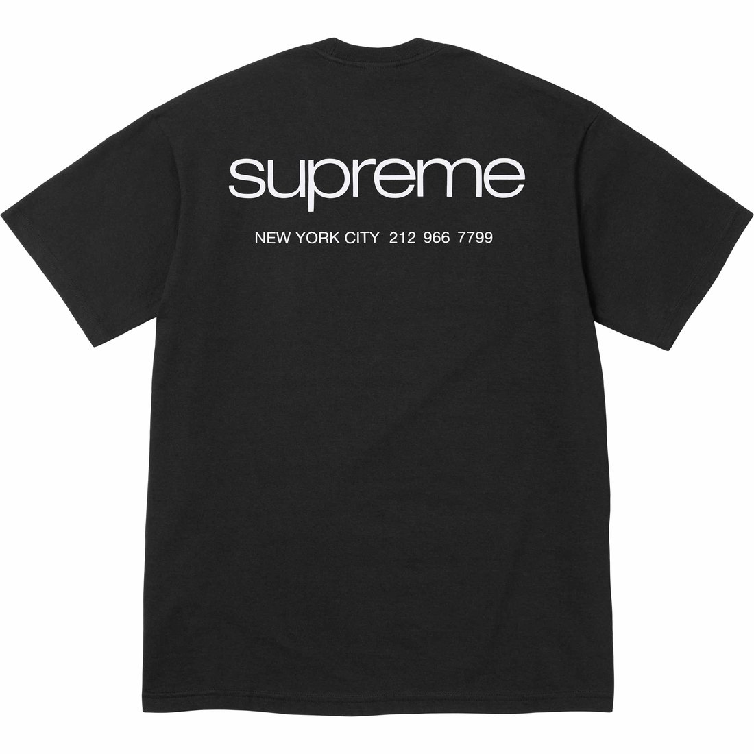 Details on NYC Tee Black from fall winter
                                                    2023 (Price is $40)