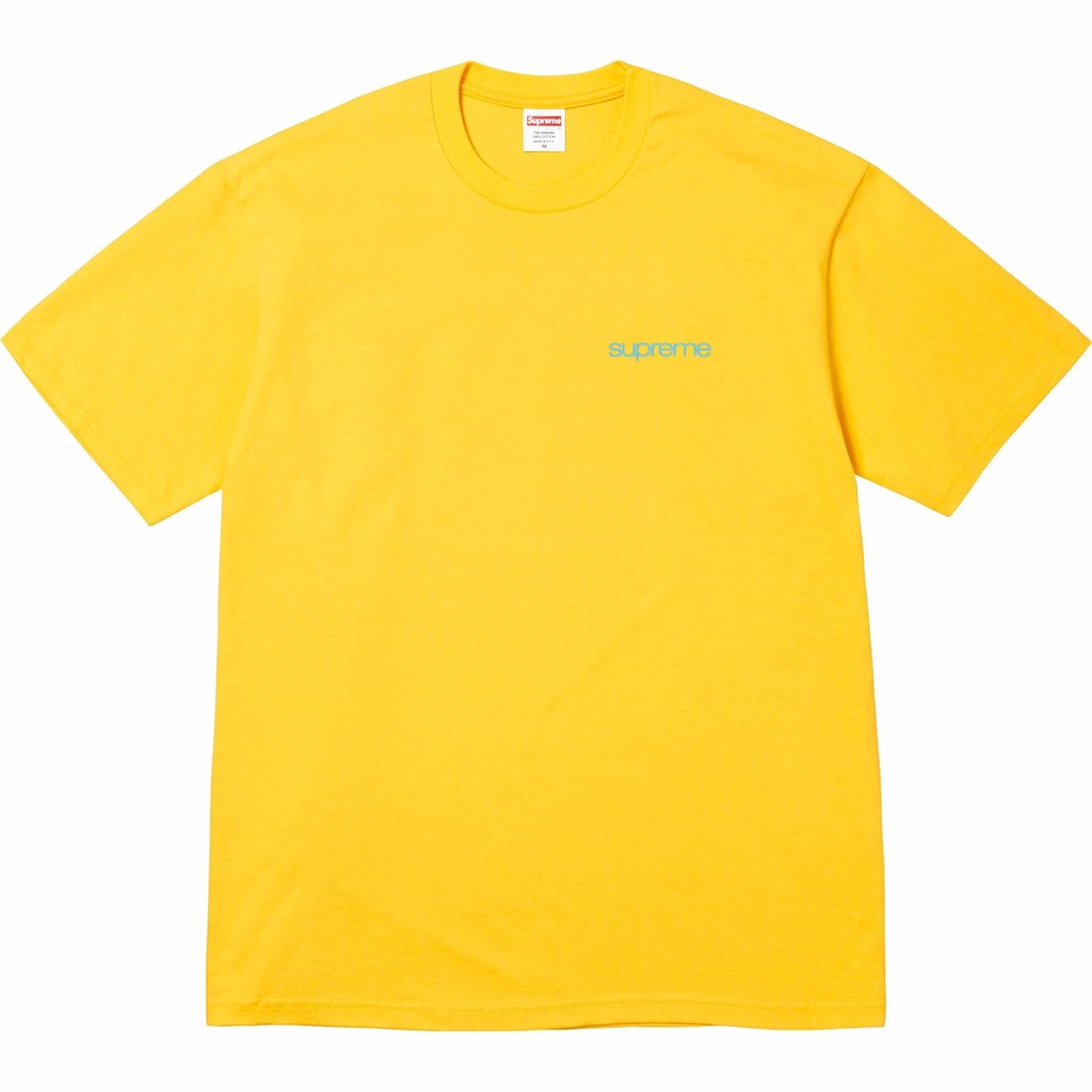 Details on NYC Tee Yellow from fall winter
                                                    2023 (Price is $40)