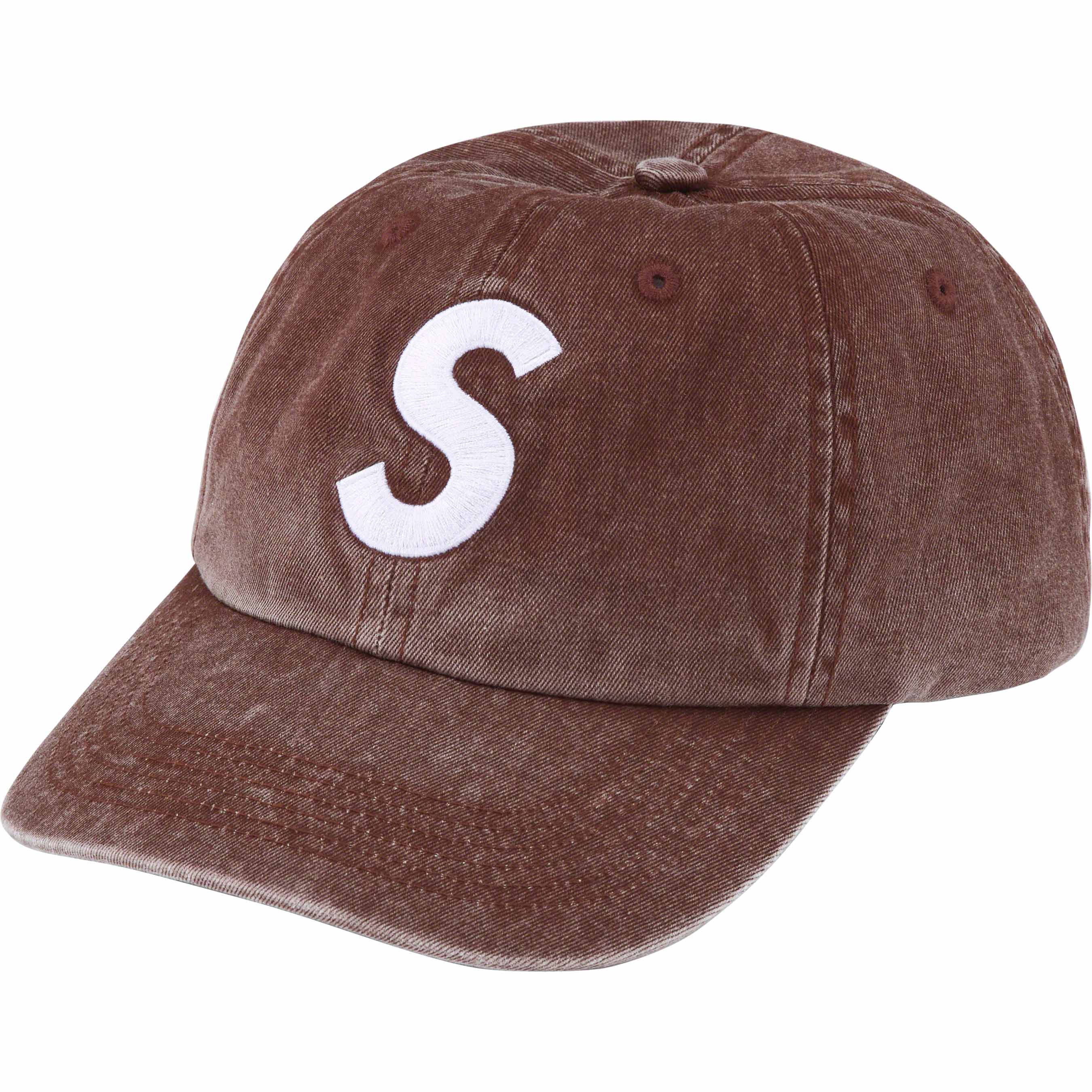 Supreme Velvet S Logo 6-Panel Black - FW20 - US