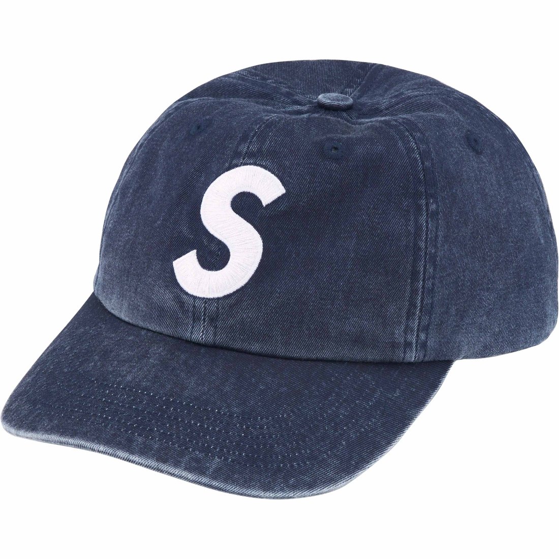 Details on Pigment Print S Logo 6-Panel Navy from fall winter
                                                    2023 (Price is $48)