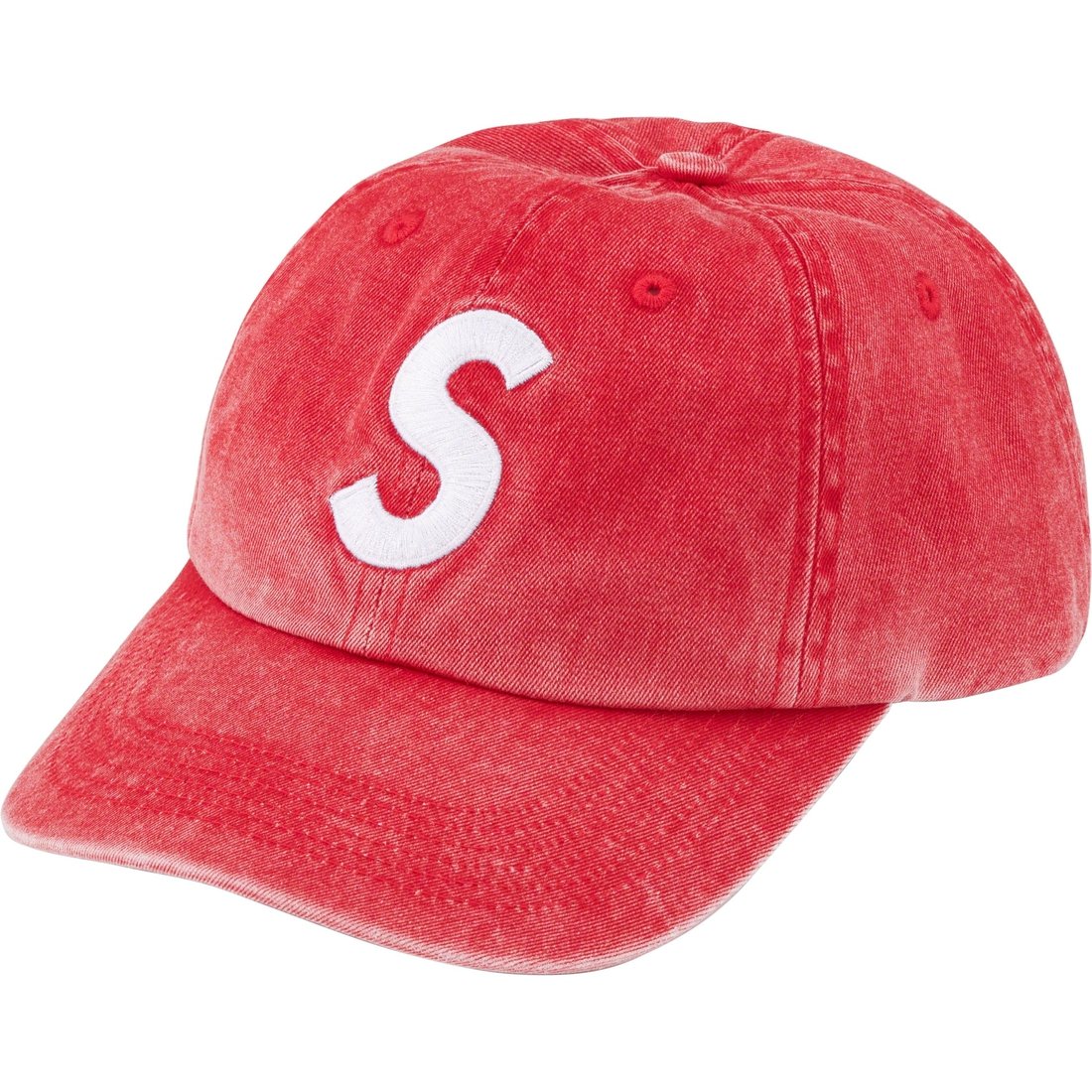 Details on Pigment Print S Logo 6-Panel Red from fall winter
                                                    2023 (Price is $48)