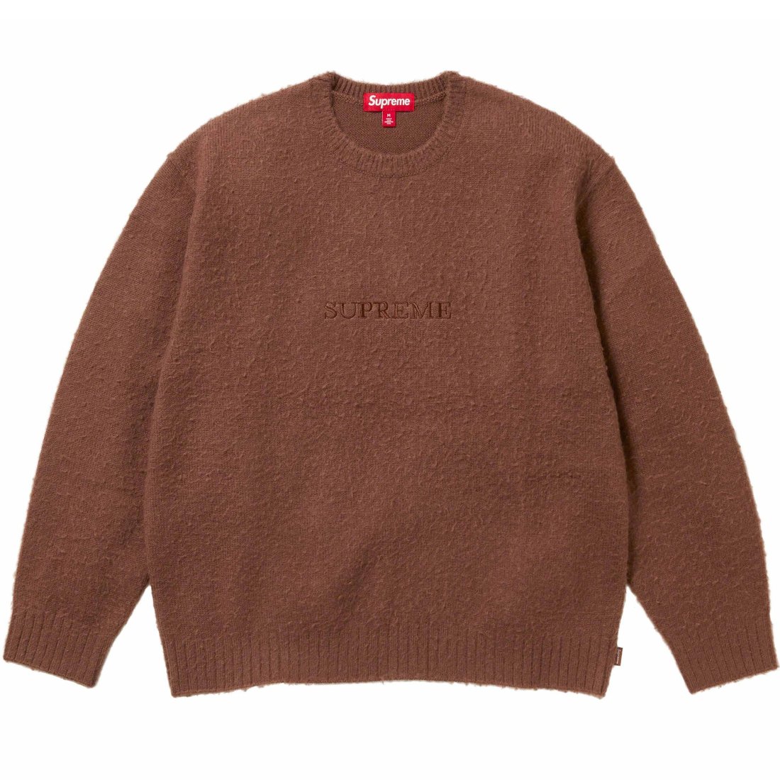 Details on Pilled Sweater Brown from fall winter
                                                    2023 (Price is $148)
