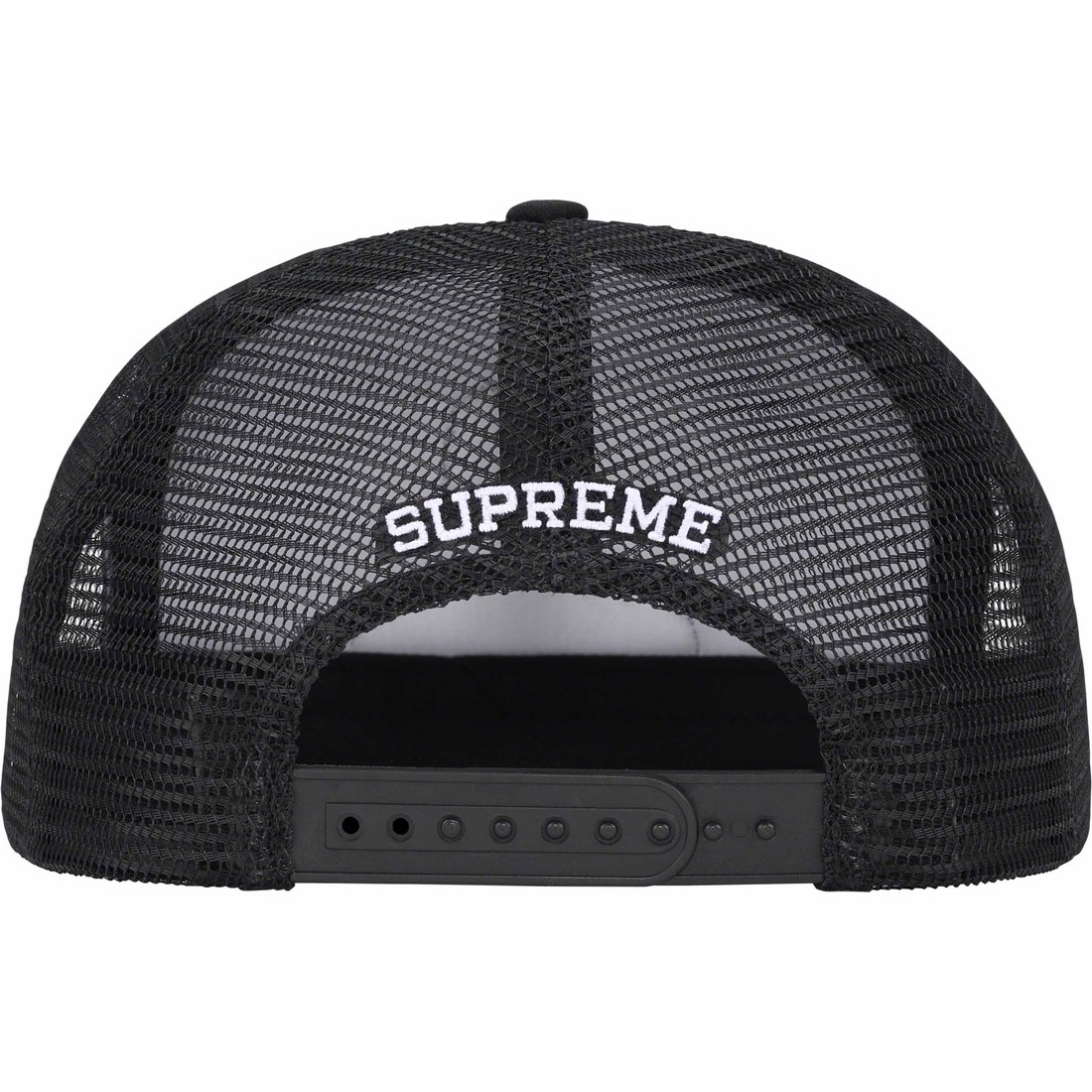 Details on Pin Up Mesh Back 5-Panel Black from fall winter
                                                    2023 (Price is $48)