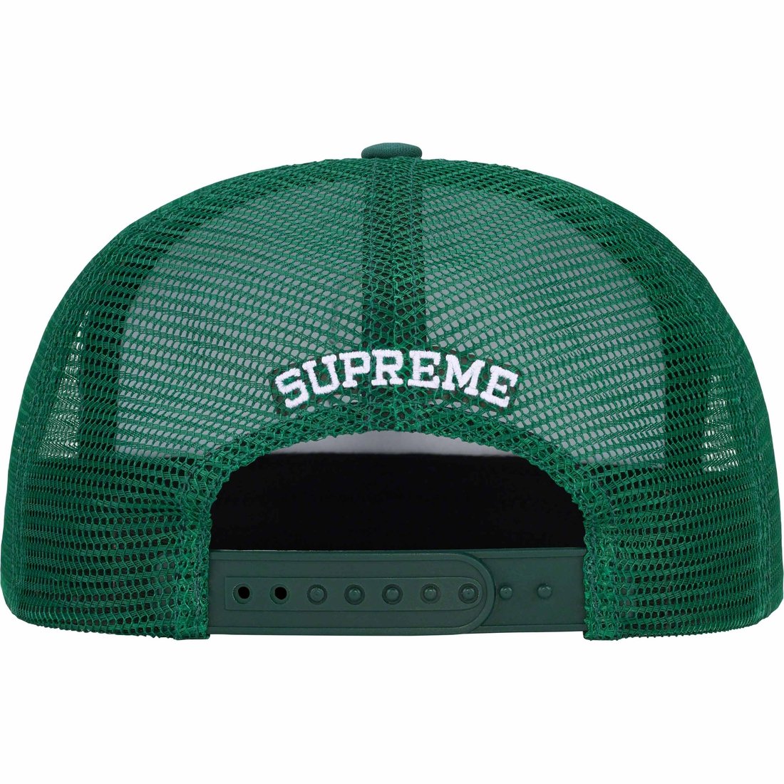 Details on Pin Up Mesh Back 5-Panel Green from fall winter
                                                    2023 (Price is $48)