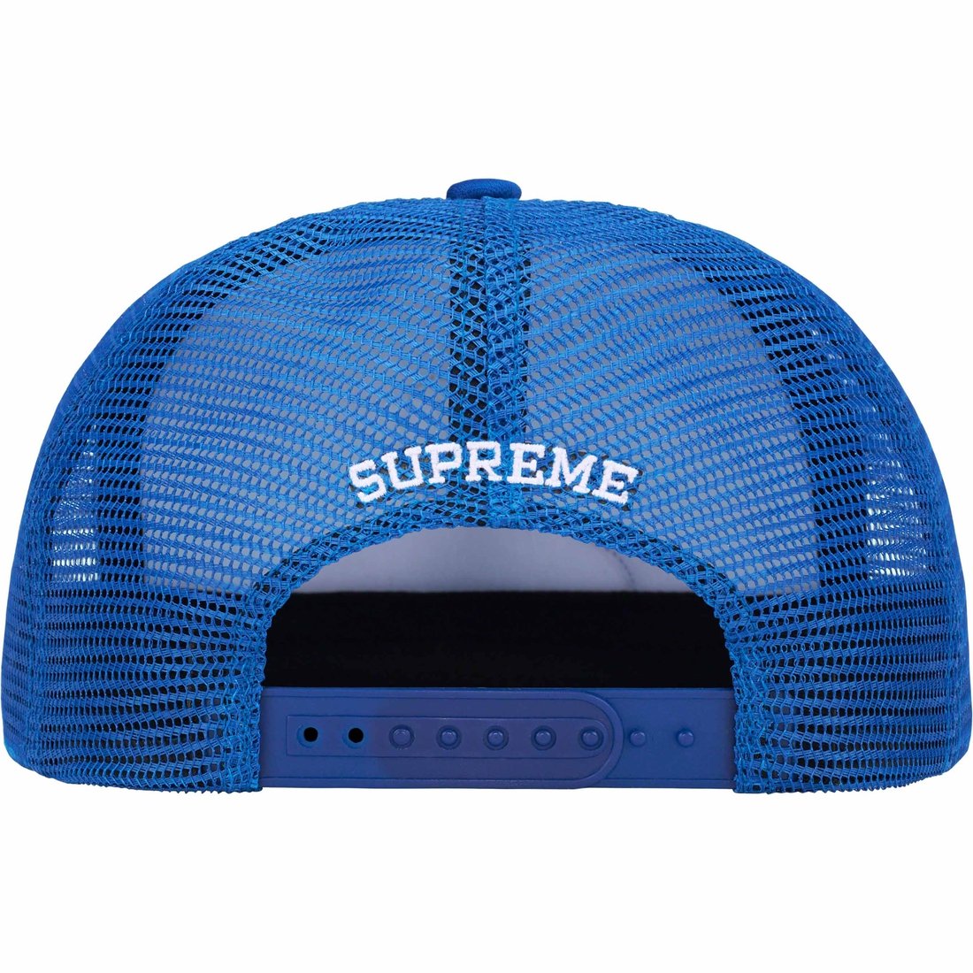 Details on Pin Up Mesh Back 5-Panel Royal from fall winter 2023 (Price is $48)