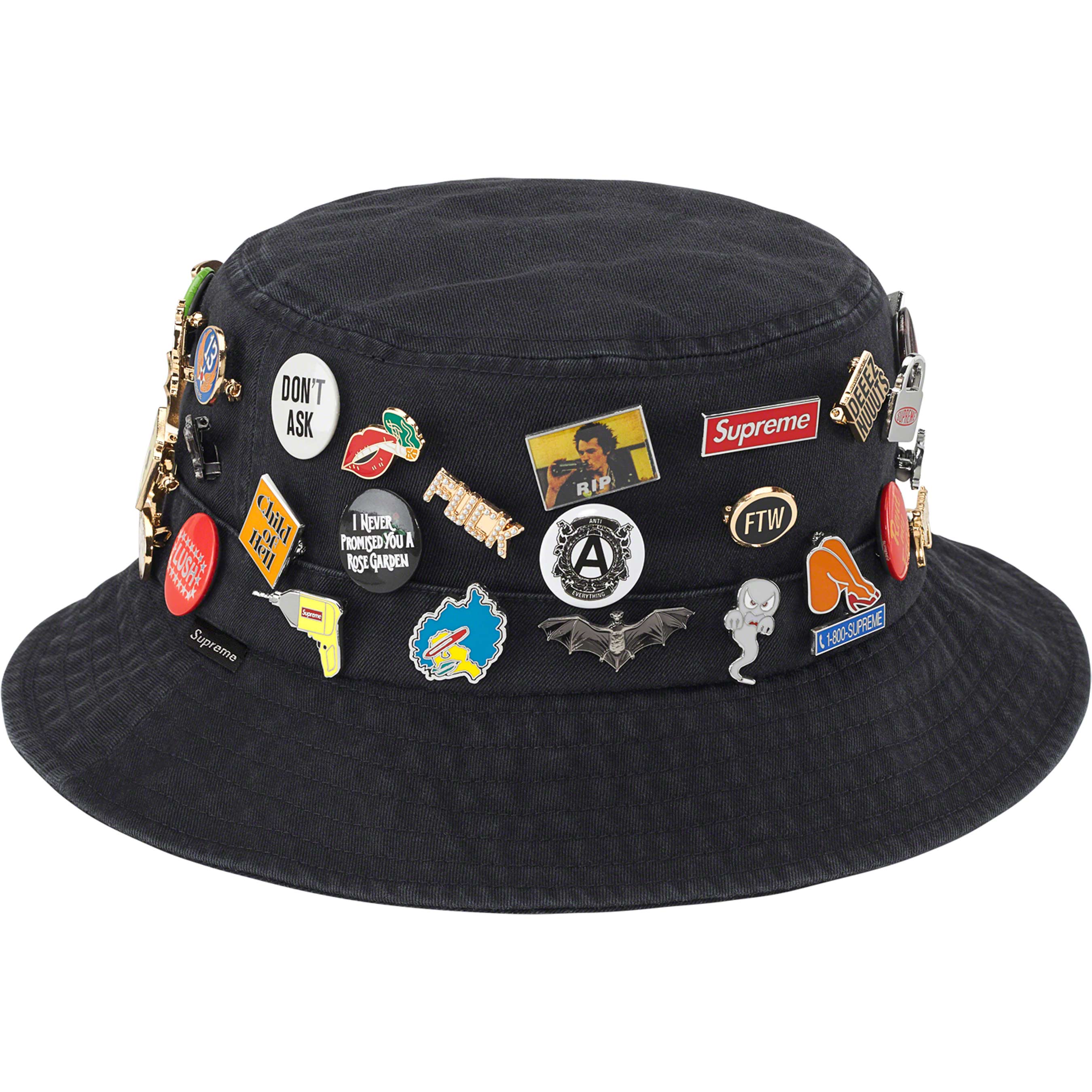 Supreme Pins Crusher Black S/M-