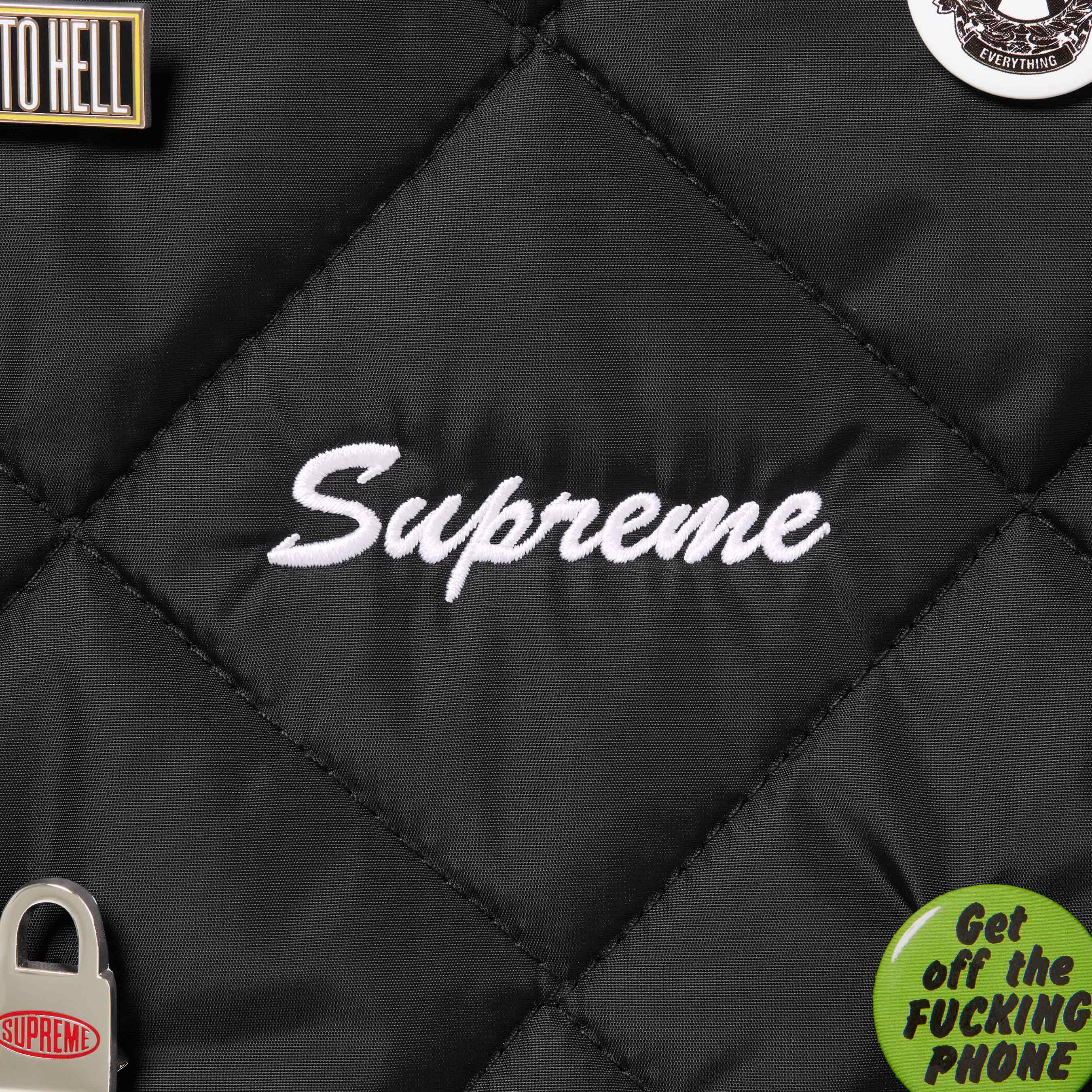 Pins Quilted Work Vest - fall winter 2023 - Supreme