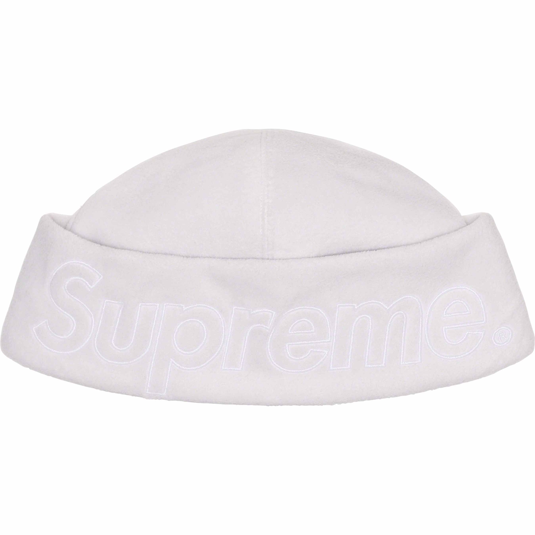 Details on Polartec Beanie Light Grey from fall winter
                                                    2023 (Price is $40)