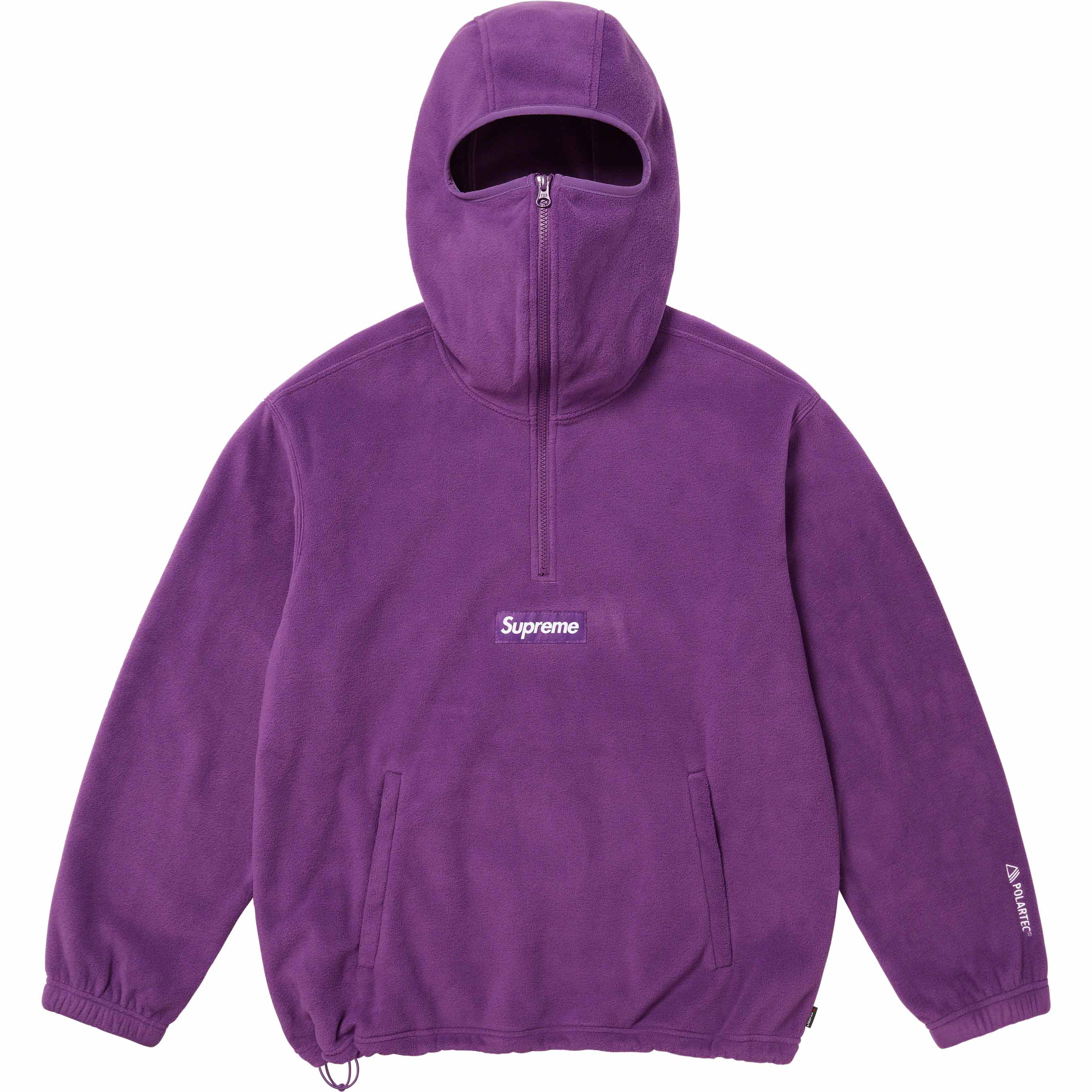 Polartec Facemask Half Zip Hooded Sweatshirt - fall winter