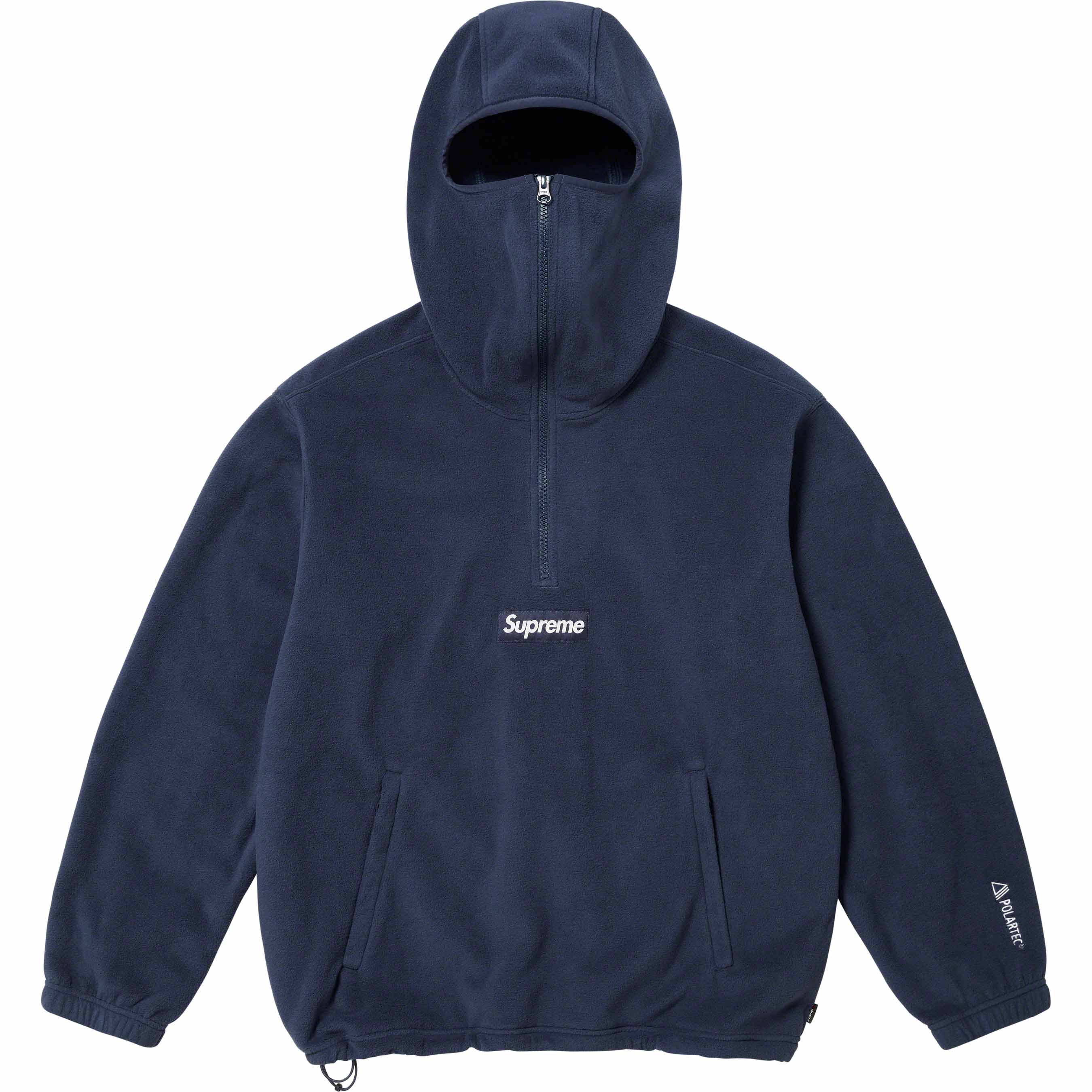 Polartec Facemask Half Zip Hooded Sweatshirt - fall winter