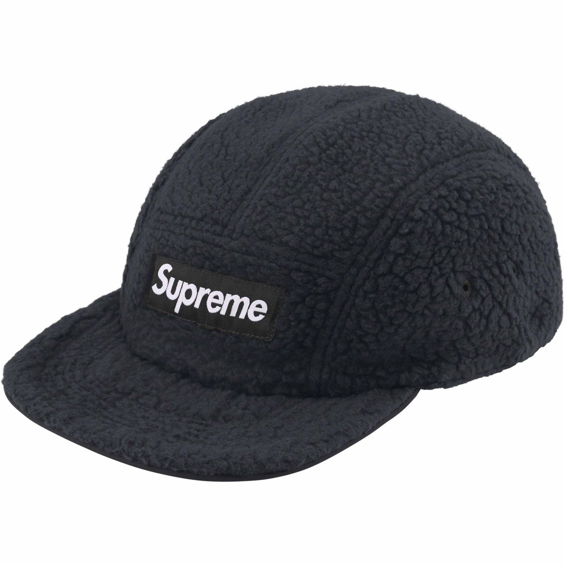 Details on Polartec Shearling Reversible Camp Cap Black from fall winter
                                                    2023 (Price is $54)