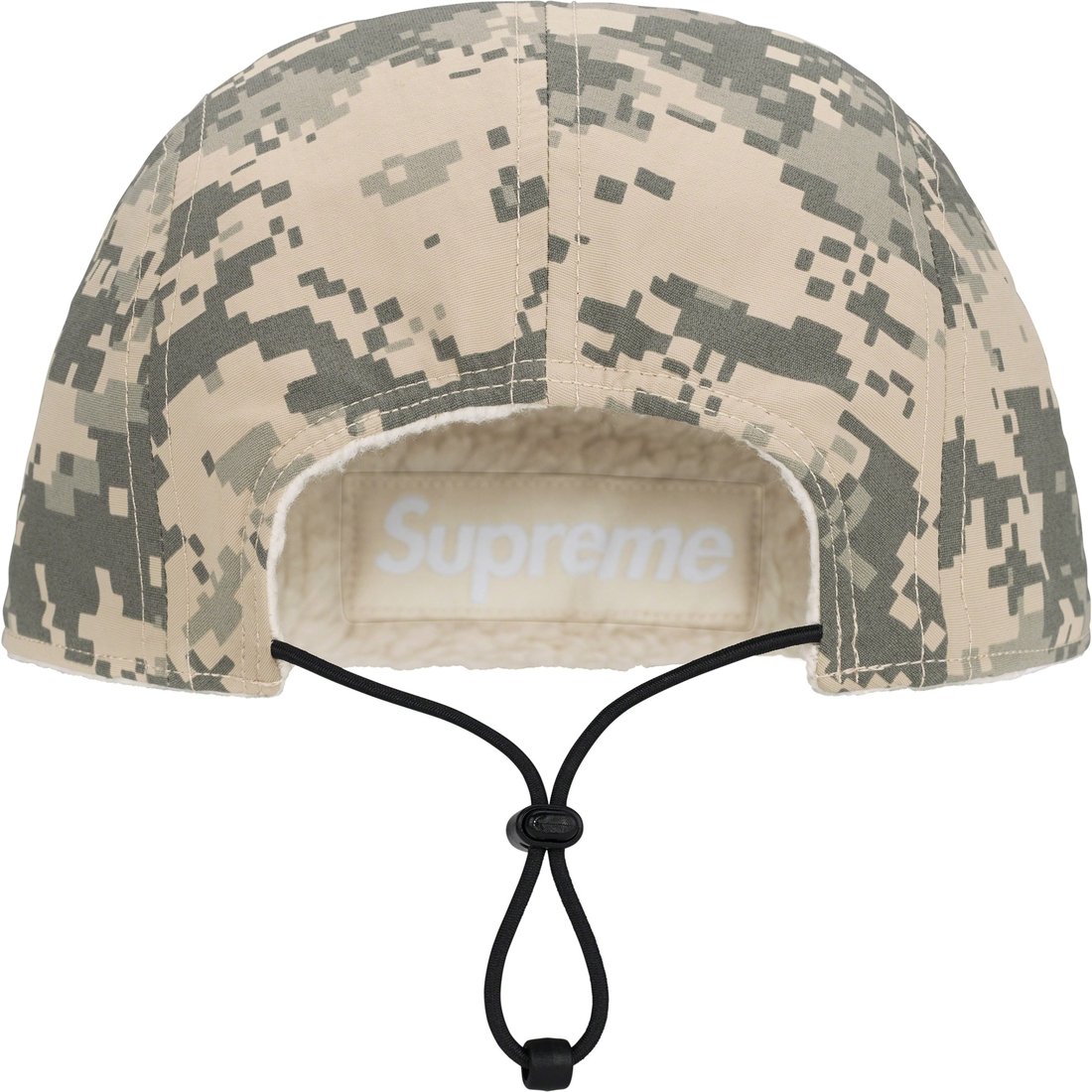 Details on Polartec Shearling Reversible Camp Cap Digi Camo from fall winter
                                                    2023 (Price is $54)