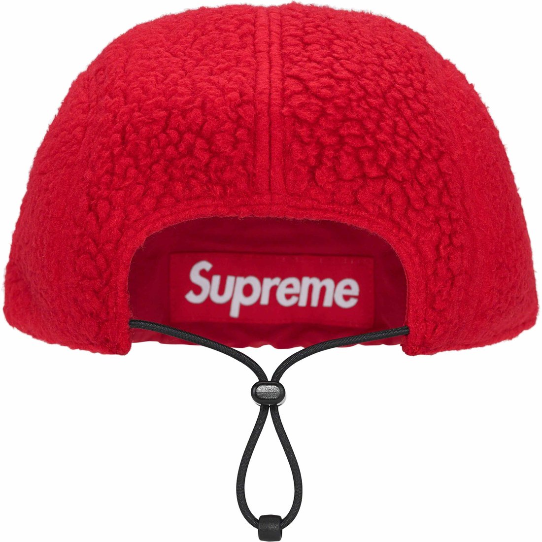 Details on Polartec Shearling Reversible Camp Cap Red from fall winter
                                                    2023 (Price is $54)