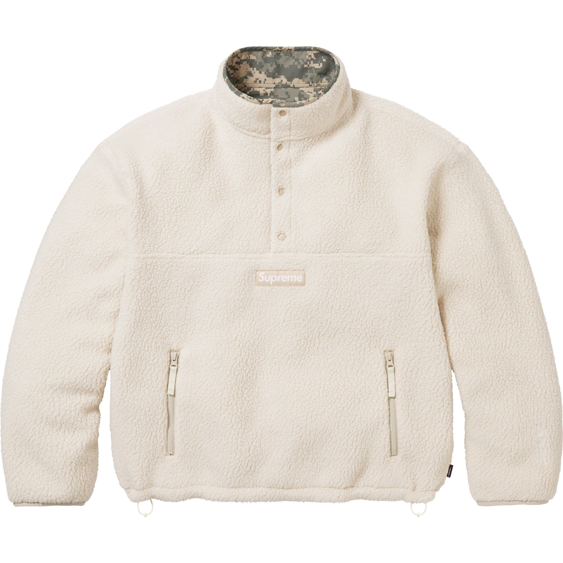 Details on Polartec Shearling Reversible Pullover Natural from fall winter
                                                    2023 (Price is $198)