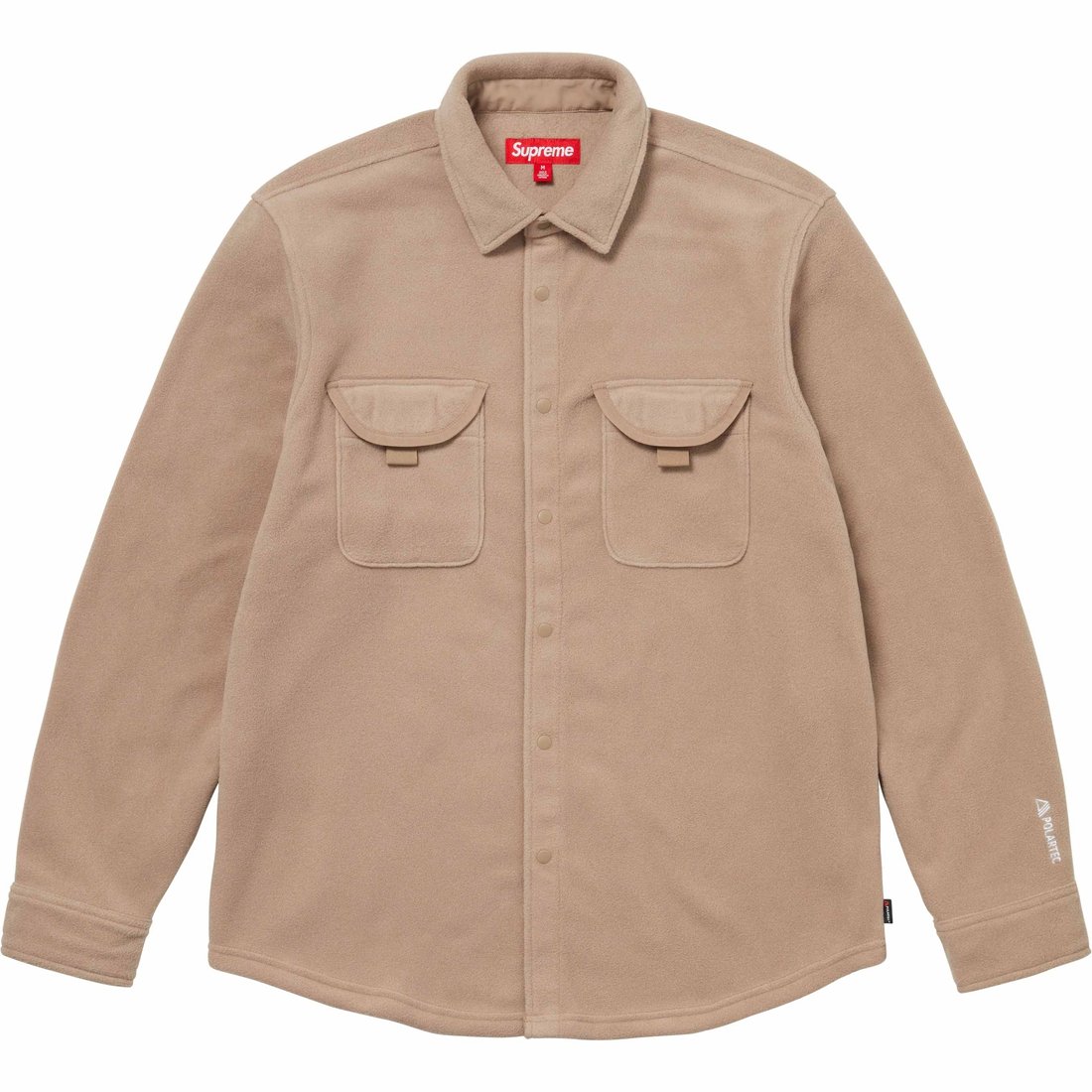 Details on Polartec Shirt Tan from fall winter
                                                    2023 (Price is $138)