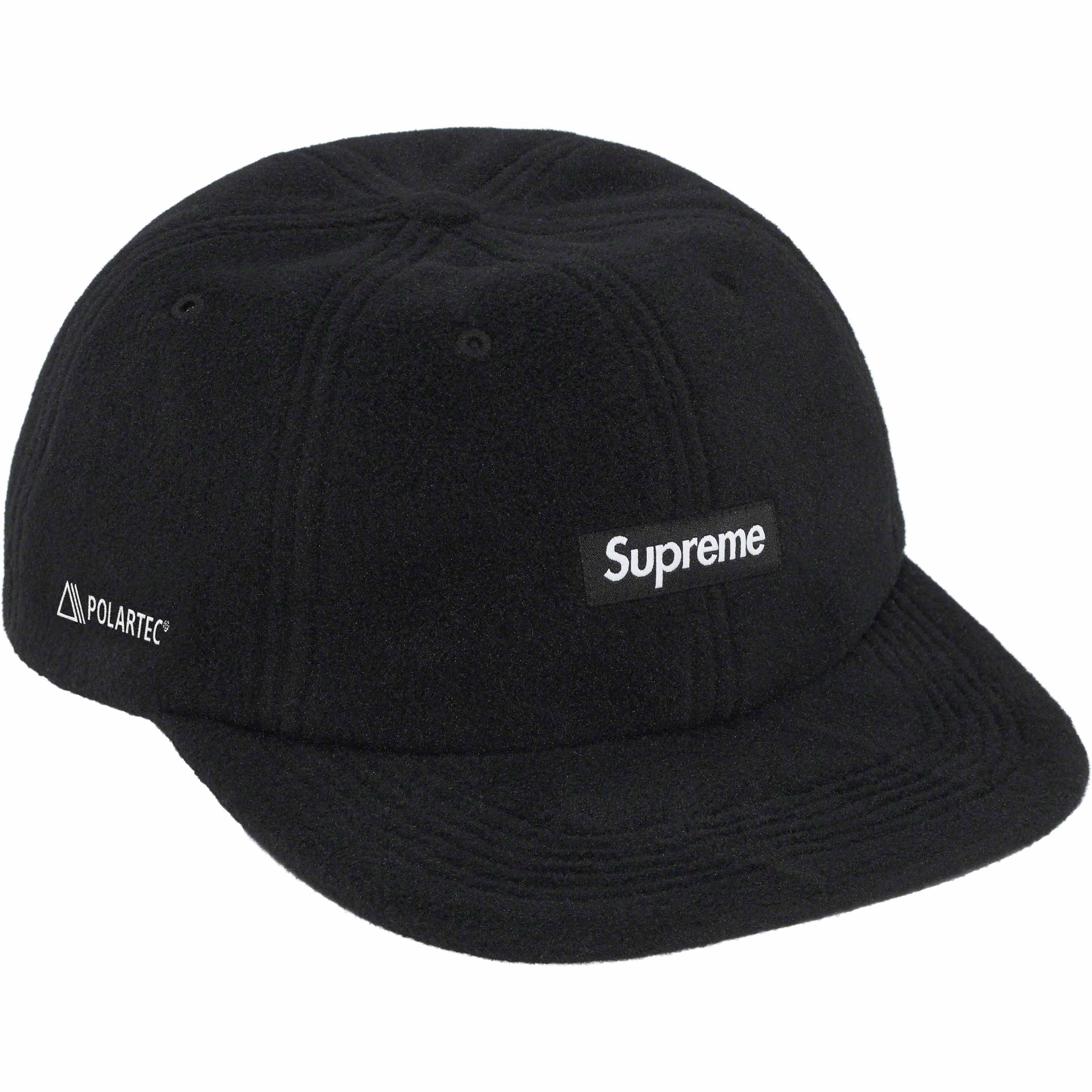 Supreme Polartec Small Box 6-Panel black