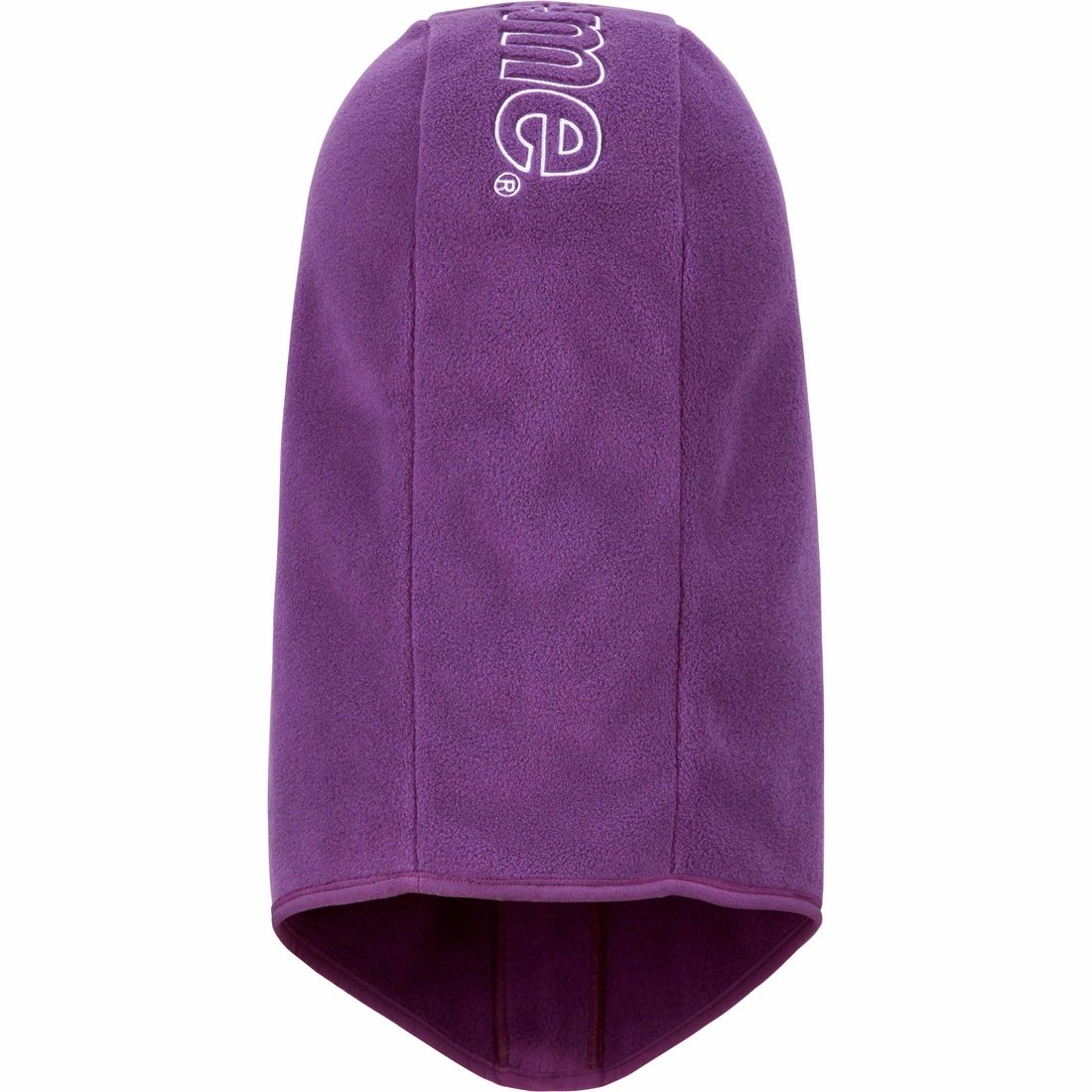 Details on Polartec Zip Balaclava Dark Purple from fall winter
                                                    2023 (Price is $60)