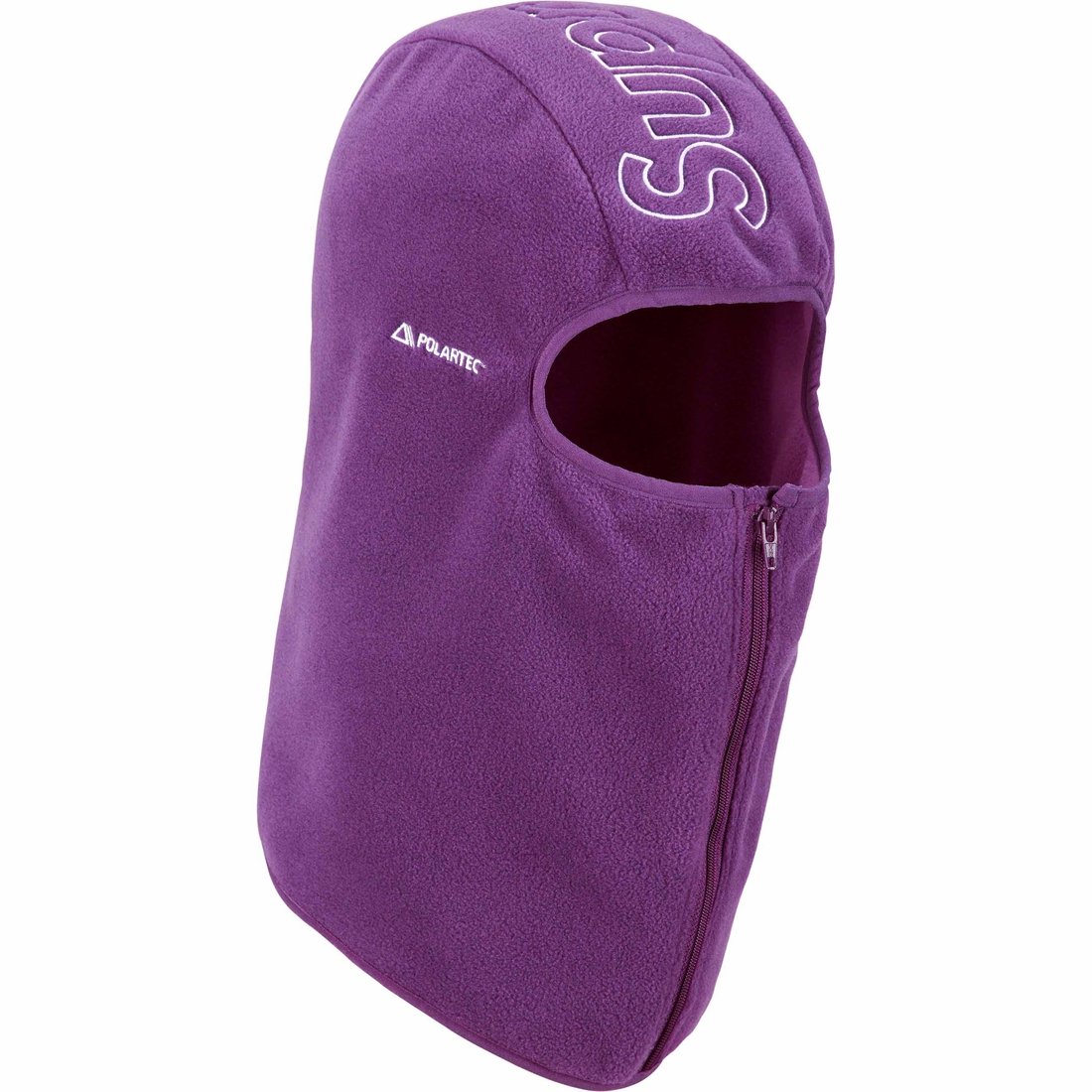 Details on Polartec Zip Balaclava Dark Purple from fall winter
                                                    2023 (Price is $60)