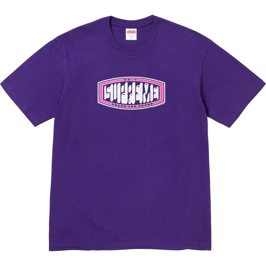 Details on Pound Tee Purple from fall winter
                                                    2023 (Price is $40)