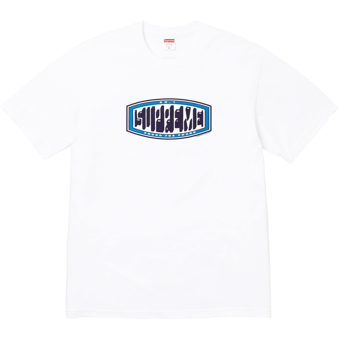 Supreme Pound Tee (FW23) - White - $40