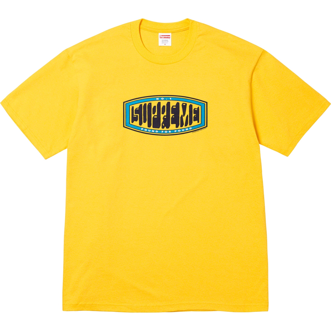 Details on Pound Tee Yellow from fall winter
                                                    2023 (Price is $40)