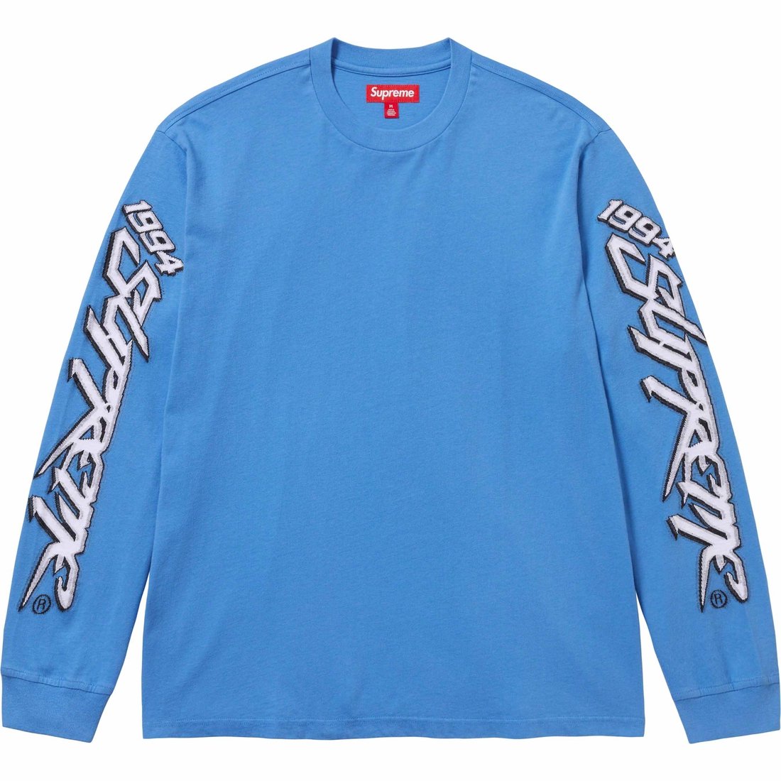 Details on Racing Intarsia L S Top Blue from fall winter
                                                    2023 (Price is $98)