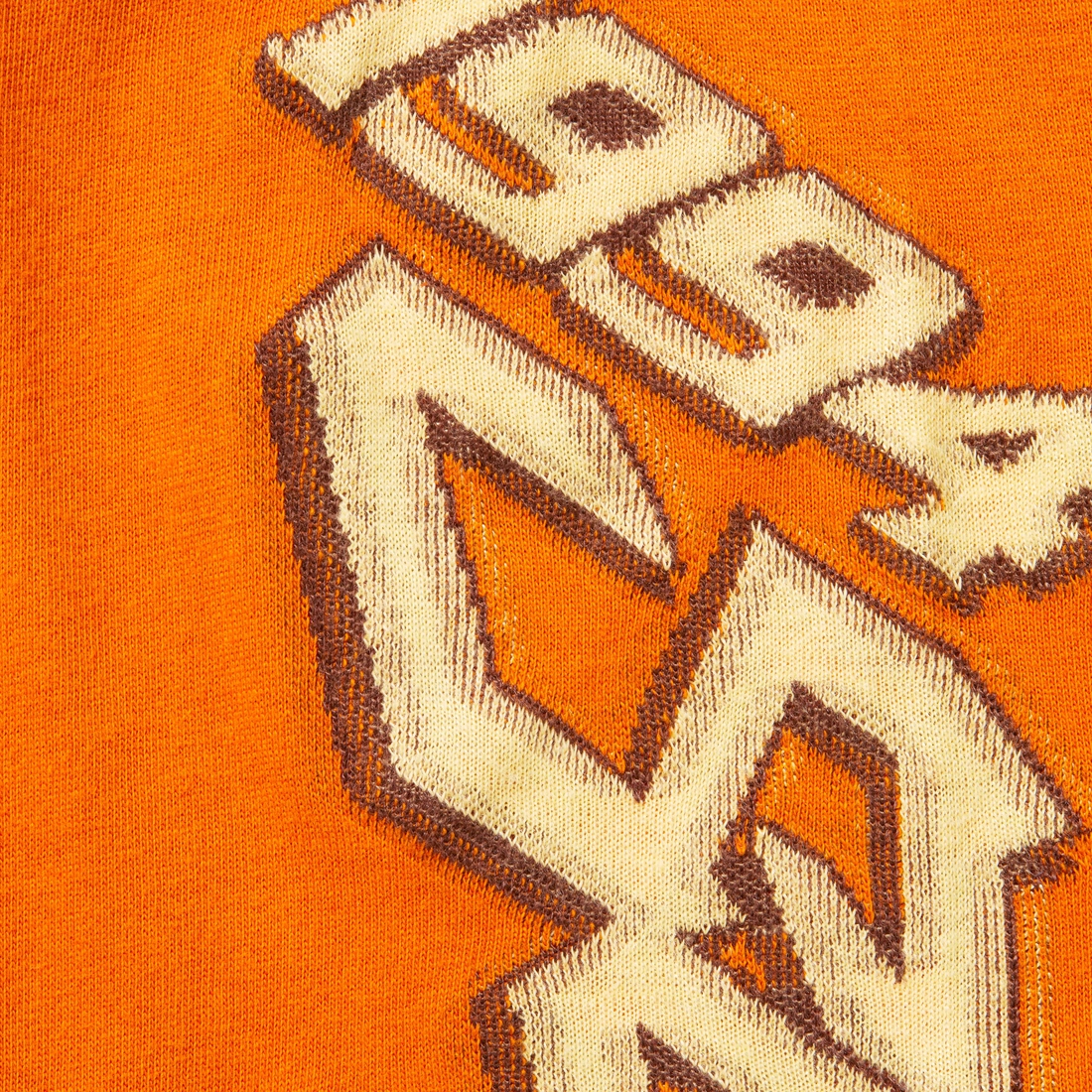 Details on Racing Intarsia L S Top Burnt Orange from fall winter
                                                    2023 (Price is $98)