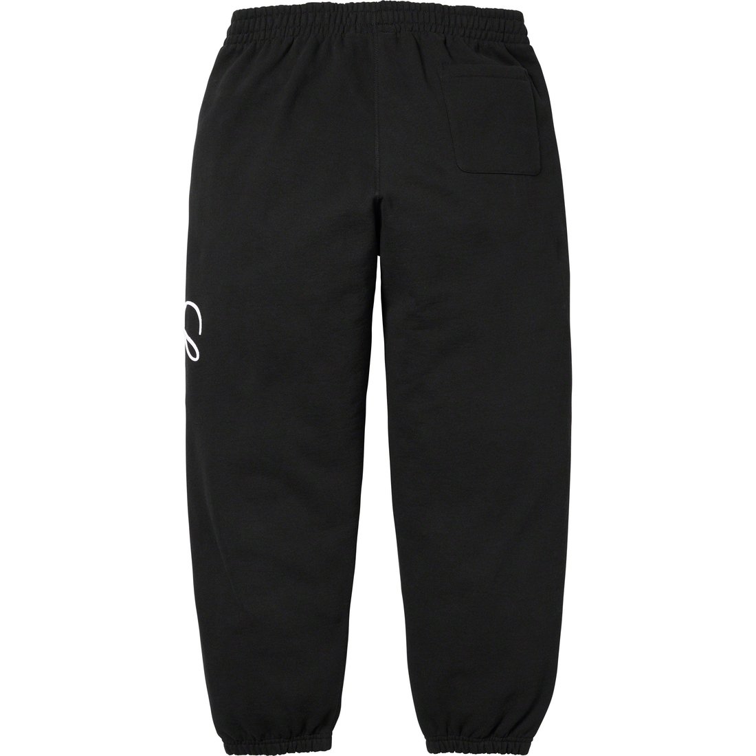 Details on Raised Script Sweatpant Black from fall winter
                                                    2023 (Price is $148)