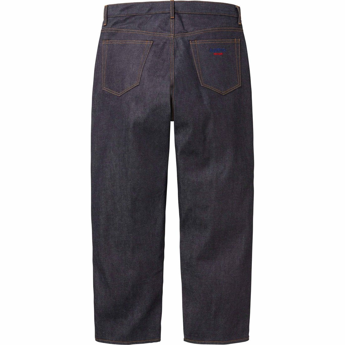 Supreme Rigid Baggy Selvedge Jean (FW23) - Rigid Indigo - $178