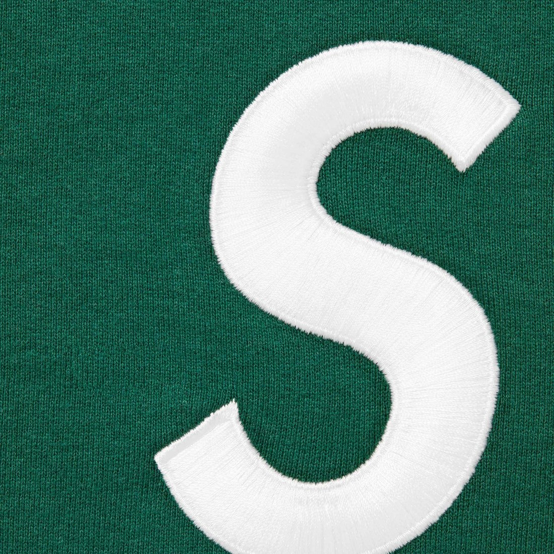 Supreme S Logo Zip Up Hooded Sweatshirt (FW23) - Dark Green - $168