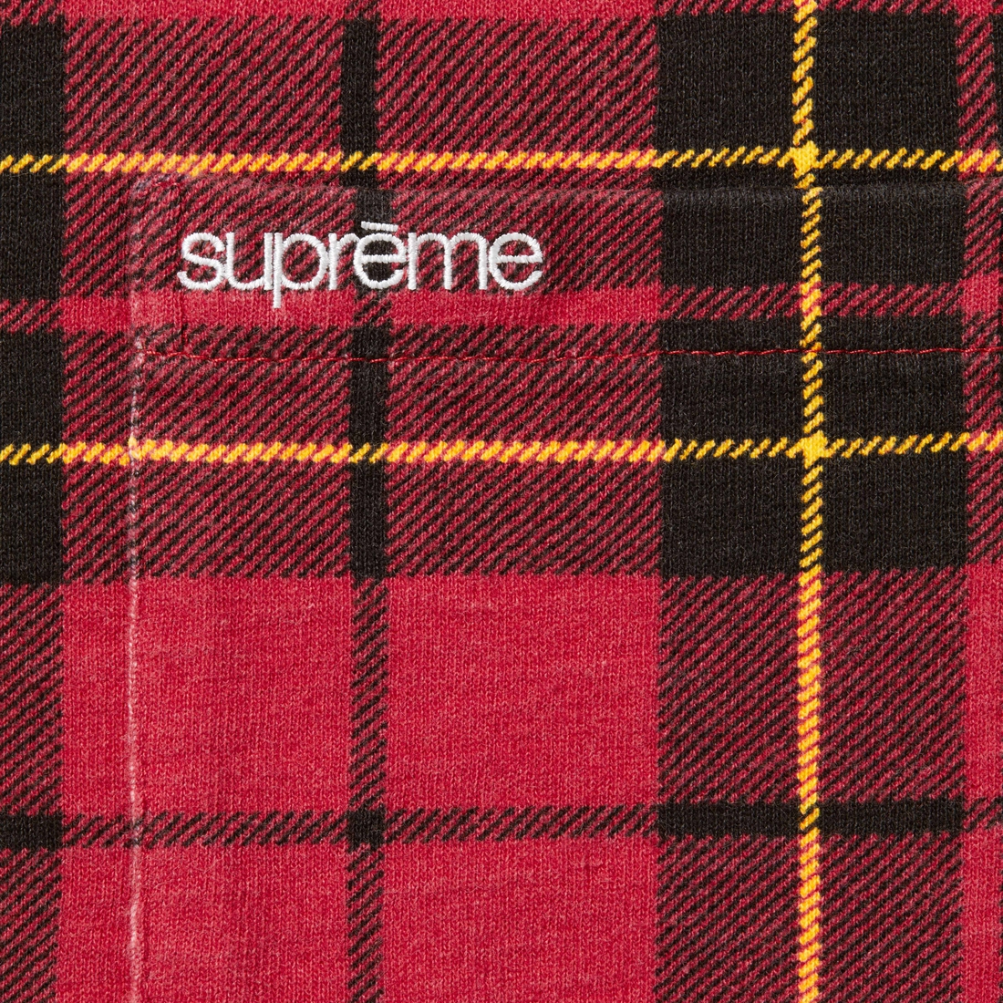 Details on S S Pocket Tee Plaid from fall winter
                                                    2023 (Price is $60)