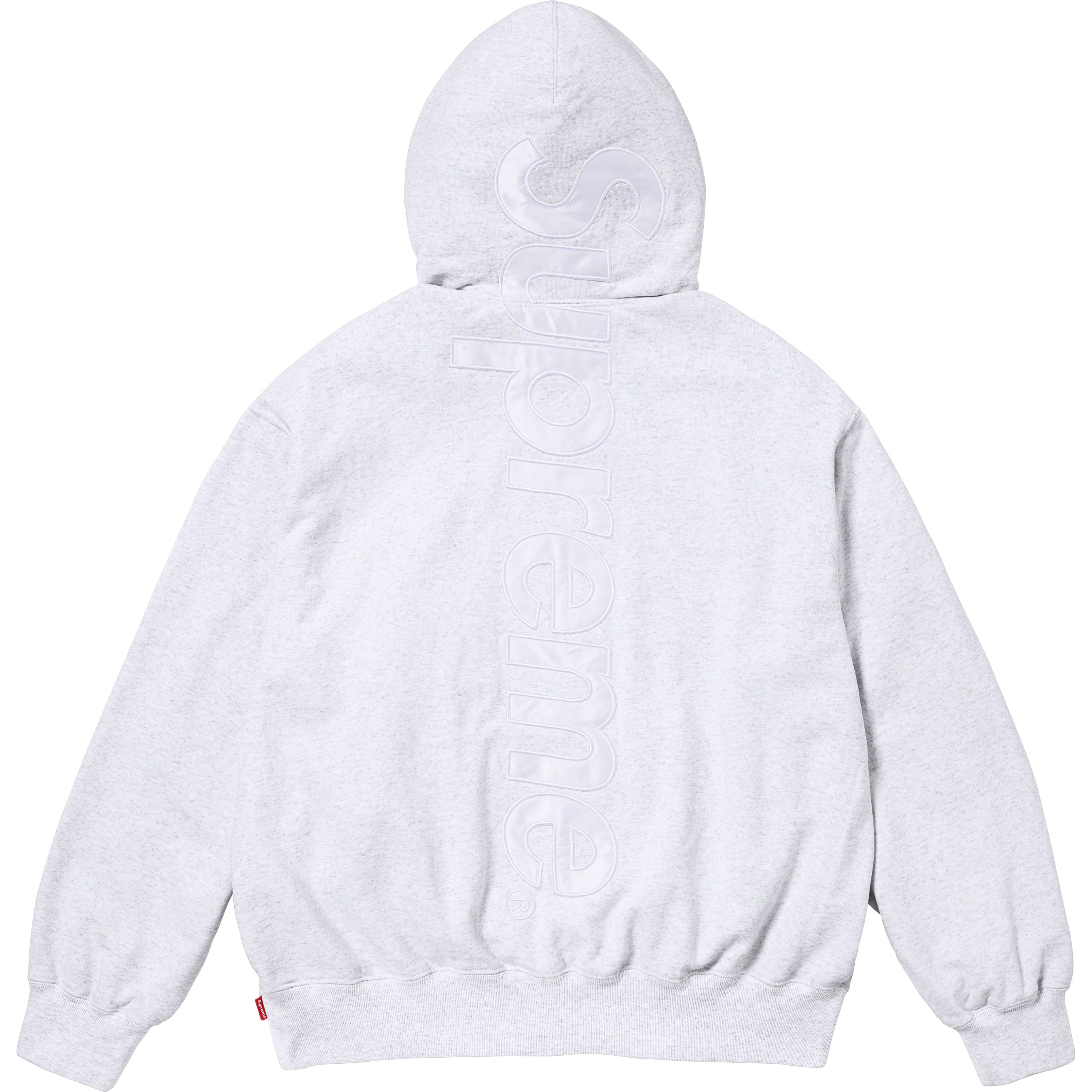 Satin Appliqué Hooded Sweatshirt   fall winter    Supreme