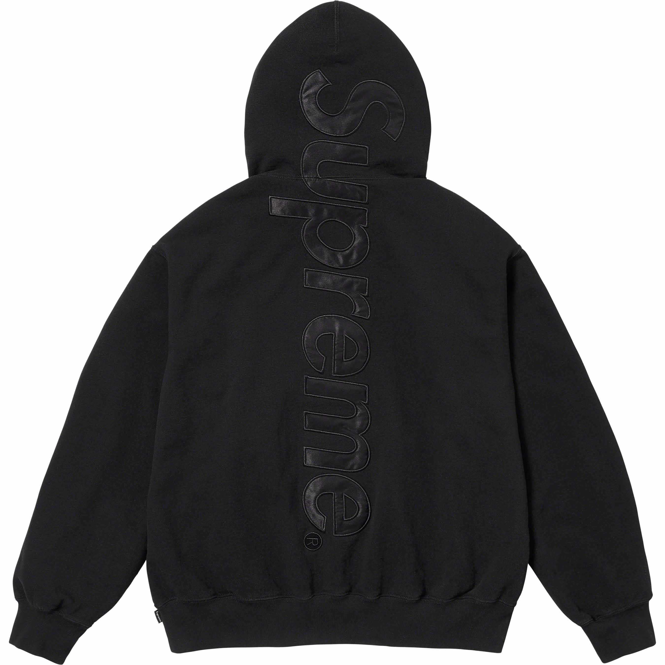 Satin Appliqué Hooded Sweatshirt - fall winter 2023 - Supreme