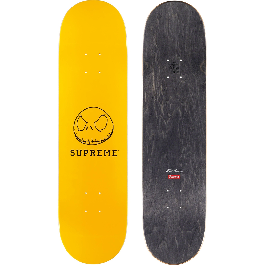 Details on Skeleton Skateboard Mustard - 8.25" x 32" from fall winter
                                                    2023 (Price is $68)