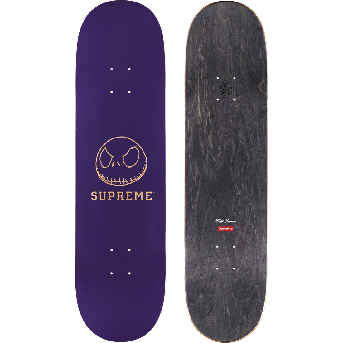 Details on Skeleton Skateboard Purple - 8.375" x 32.125" from fall winter
                                                    2023 (Price is $68)