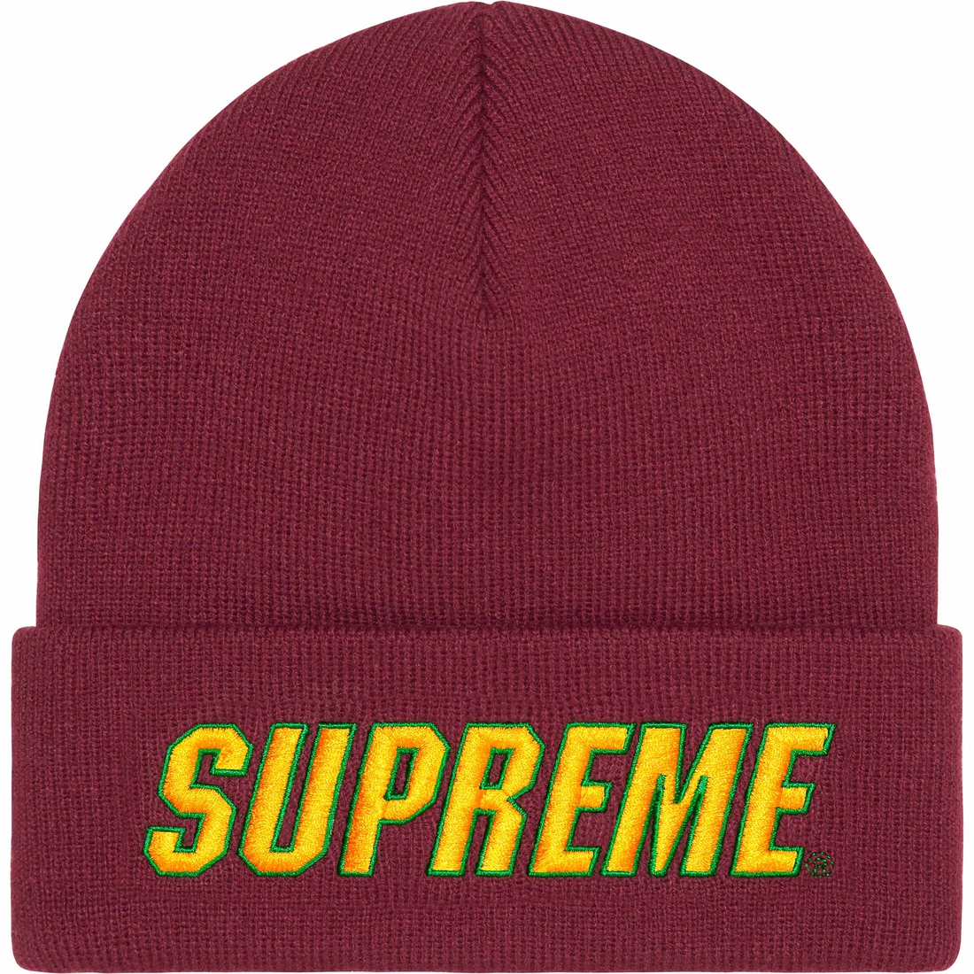 Details on Slant Beanie Burgundy from fall winter
                                                    2023 (Price is $40)