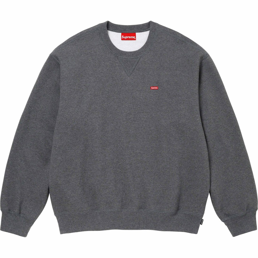 Supreme Small Box Crewneck (FW23) - Charcoal - $138