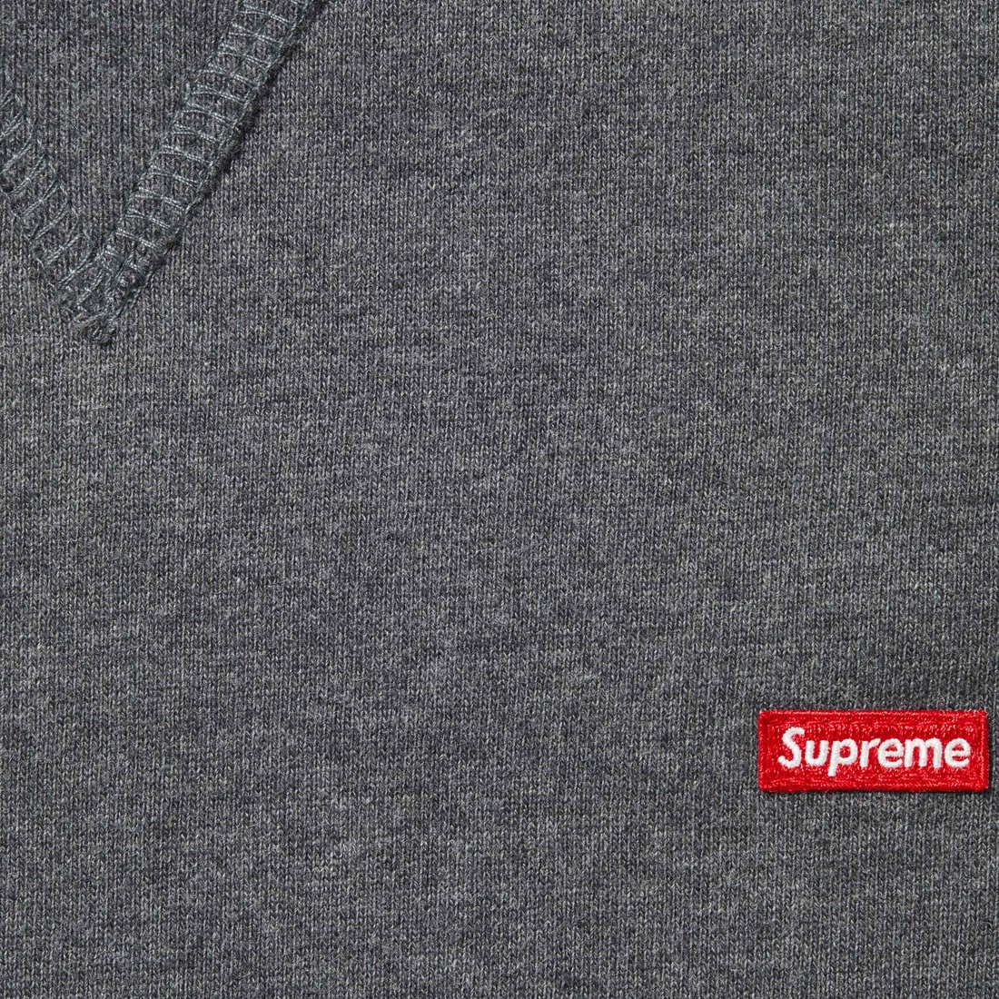 Supreme Small Box Crewneck (FW23) - Charcoal - $138