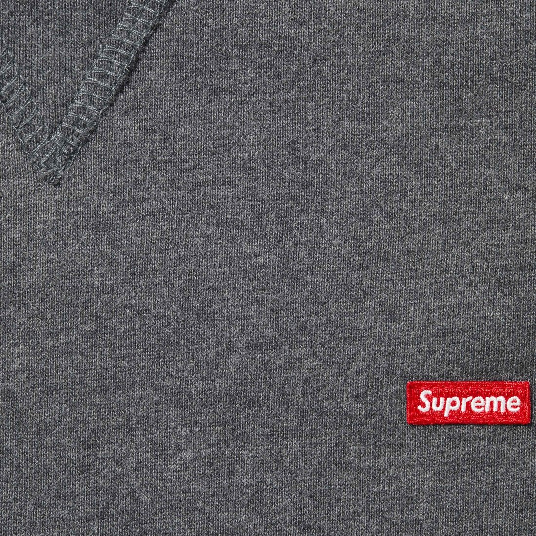 Details on Small Box Crewneck Charcoal from fall winter
                                                    2023 (Price is $138)