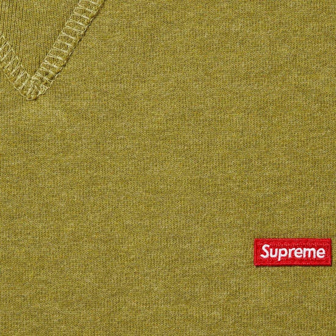 Supreme Small Box Crewneck (FW23) - Heather Olive - $138