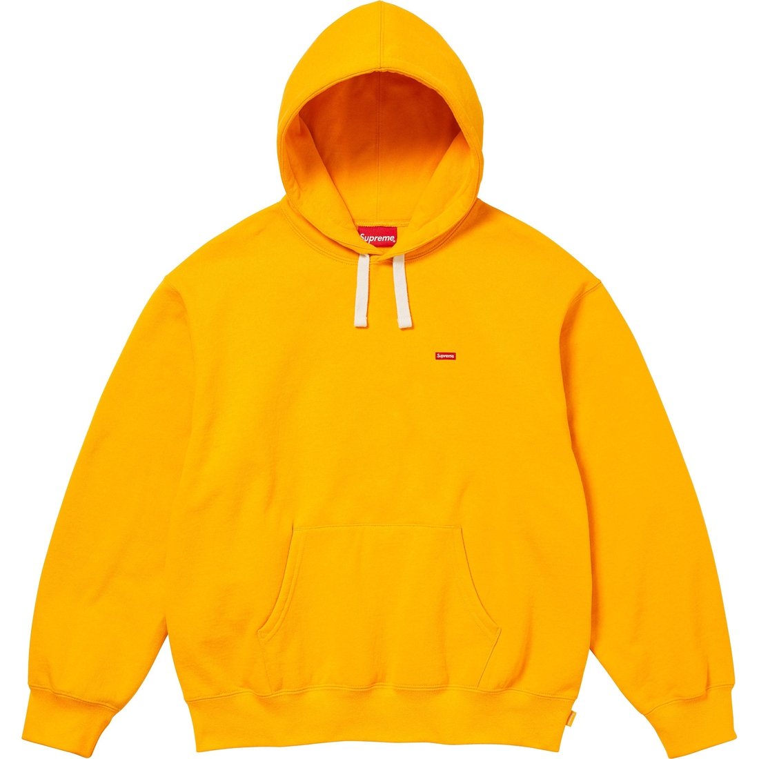 Details on Small Box Drawcord Hooded Sweatshirt Bright Gold from fall winter
                                                    2023 (Price is $158)