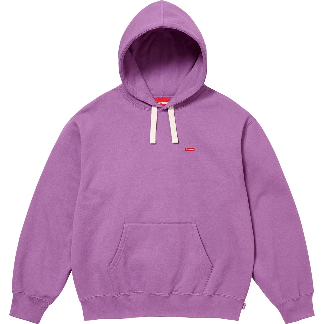 Details on Small Box Drawcord Hooded Sweatshirt Purple from fall winter
                                                    2023 (Price is $158)